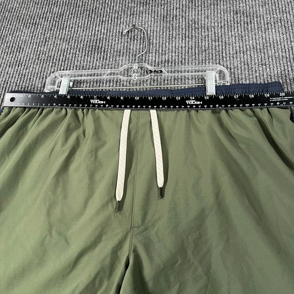 Sonoma‎ Mens Swim Trunks Scallop Shorts 2XL XXL Green Lined New NWT 7